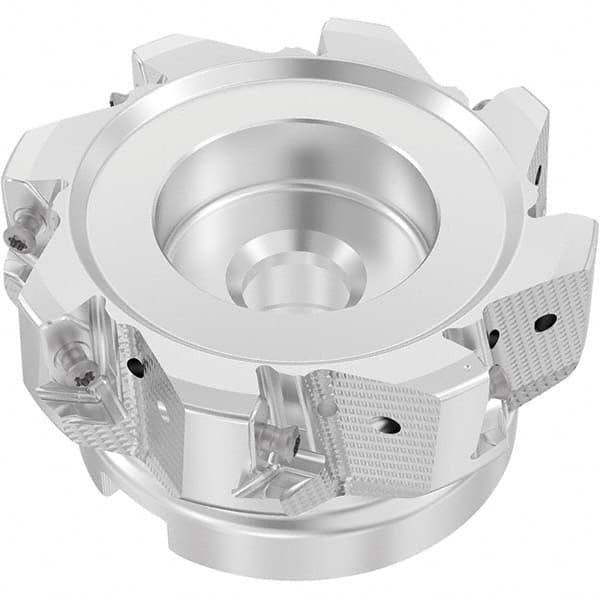 Seco - Indexable Square-Shoulder Face Mills Cutting Diameter (Inch): 4 Cutting Diameter (Decimal Inch): 4.0000 - Apex Tool & Supply