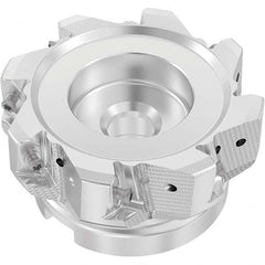 Seco - Indexable Square-Shoulder Face Mills Cutting Diameter (Inch): 4 Cutting Diameter (Decimal Inch): 4.0000 - Apex Tool & Supply