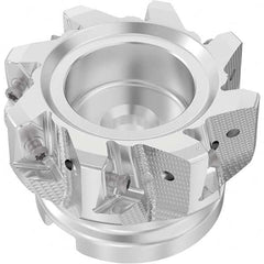 Seco - Indexable Square-Shoulder Face Mills Cutting Diameter (mm): 80.00 Cutting Diameter (Decimal Inch): 3.1497 - Apex Tool & Supply