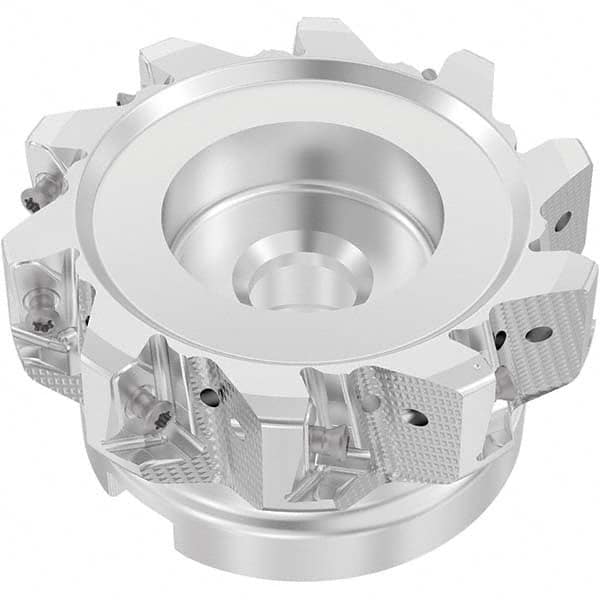 Seco - Indexable Square-Shoulder Face Mills Cutting Diameter (Inch): 4 Cutting Diameter (Decimal Inch): 4.0000 - Apex Tool & Supply