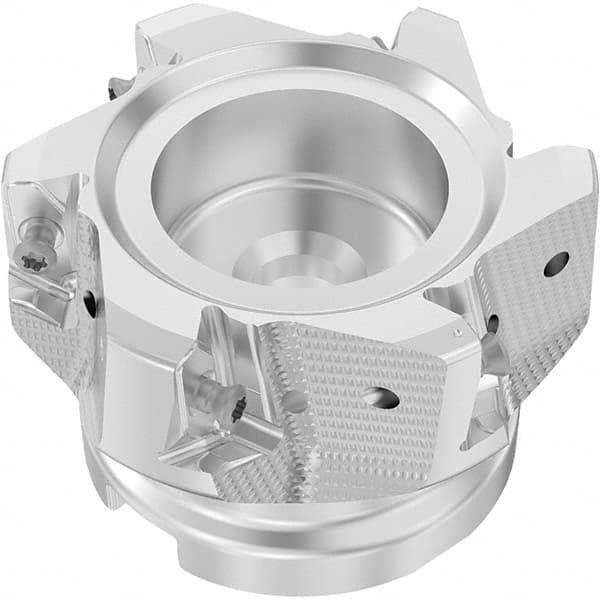 Seco - Indexable Square-Shoulder Face Mills Cutting Diameter (mm): 80.00 Cutting Diameter (Decimal Inch): 3.1497 - Apex Tool & Supply