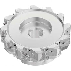 Seco - Indexable Square-Shoulder Face Mills Cutting Diameter (mm): 125.00 Cutting Diameter (Decimal Inch): 4.9213 - Apex Tool & Supply