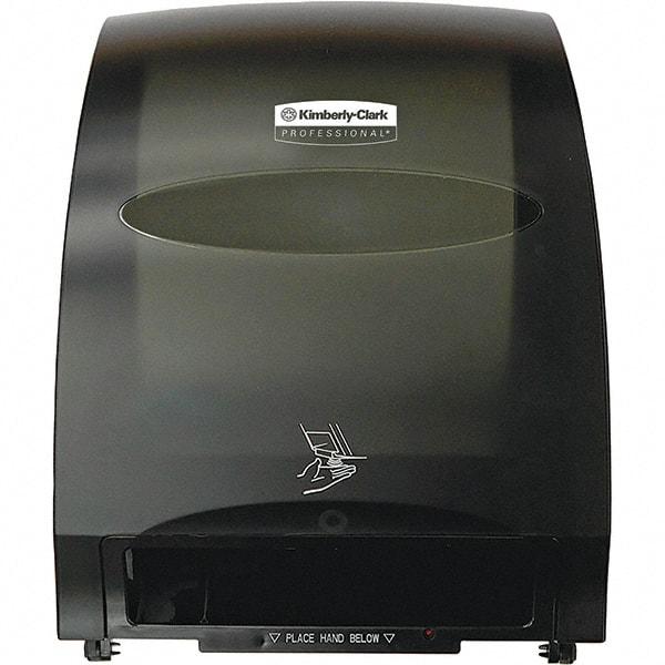 Kimberly-Clark Professional - Hands Free, Metal/Plastic Paper Towel Dispenser - 15.76" High x 12.7" Wide x 9.572" Deep, 1 Roll, Smoke (Color) - Apex Tool & Supply