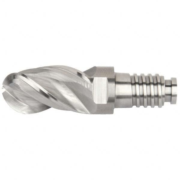 Kennametal - Ball End Mill Heads Mill Diameter (Inch): 3/8 Mill Diameter (Decimal Inch): 0.3750 - Apex Tool & Supply