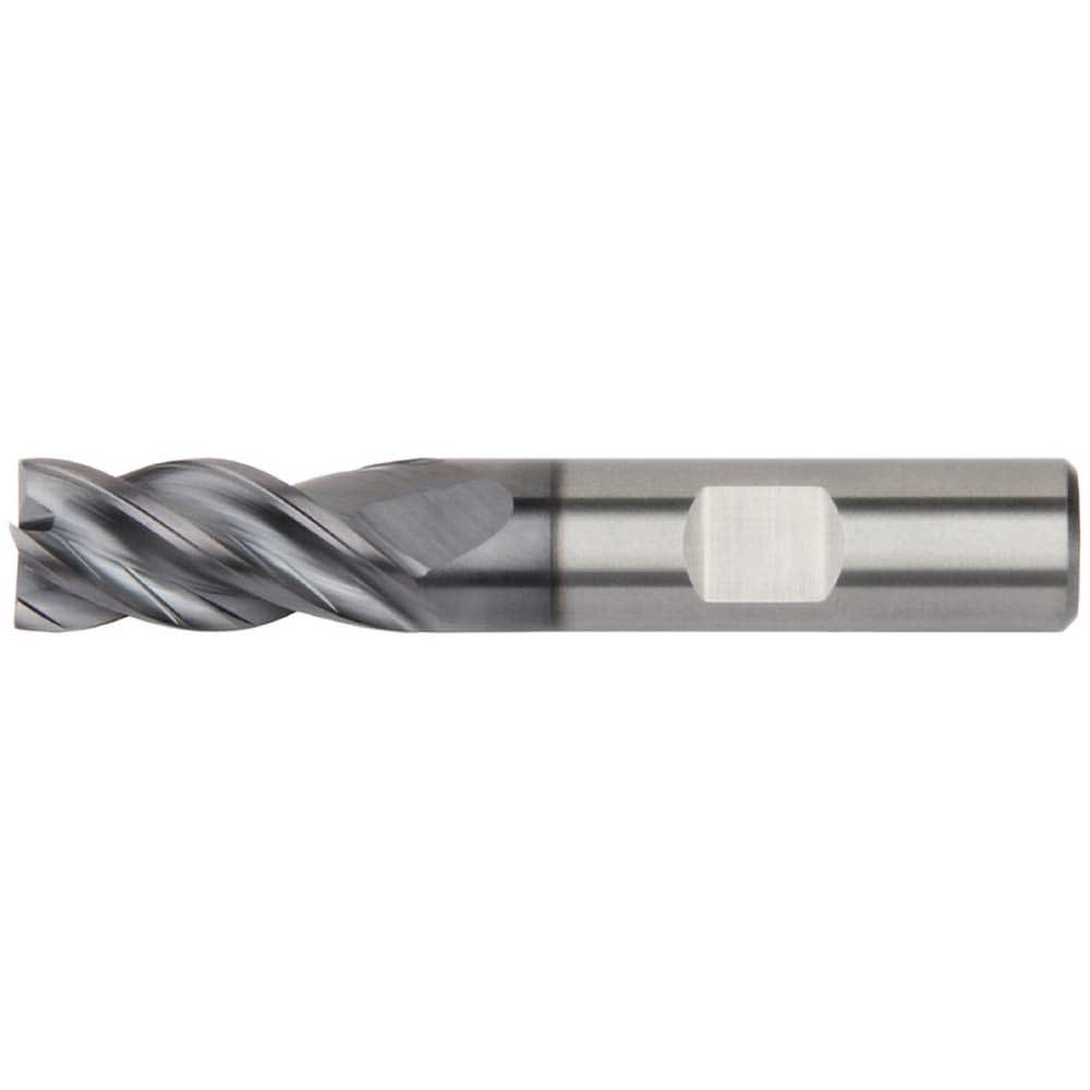 Kennametal - 3/8" Diam 4 Flute Solid Carbide 0.015" Corner Radius End Mill - Apex Tool & Supply