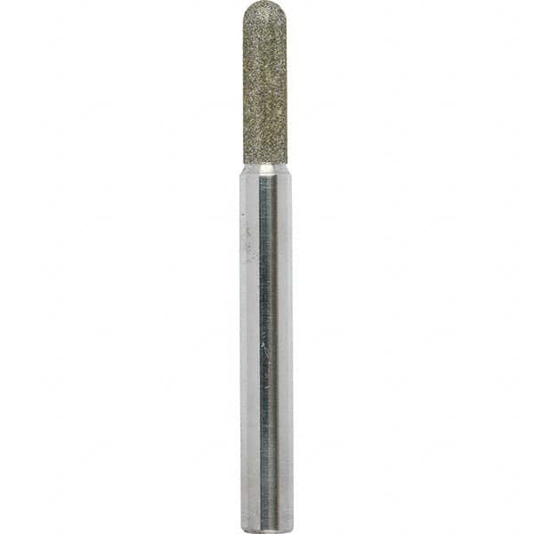 Strauss - Grinding Pins Abrasive Head Diameter (Decimal Inch): 0.375 Abrasive Head Diameter (Inch): 3/8 - Apex Tool & Supply