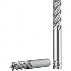 Kennametal - 16mm, 48mm LOC, 16mm Shank Diam, 104mm OAL, 5 Flute, Solid Carbide Square End Mill - Apex Tool & Supply