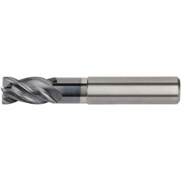 Kennametal - 10mm Diam 4 Flute Solid Carbide 0.2mm Chamfer Width Corner Chamfer End Mill - Apex Tool & Supply