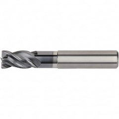 Kennametal - 16mm Diam 4 Flute Solid Carbide 4mm Corner Radius End Mill - Apex Tool & Supply