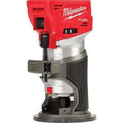 Milwaukee Tool - Electric Routers Collet Size (Inch): 1/4 Router Type: Cordless Compact Router - Apex Tool & Supply