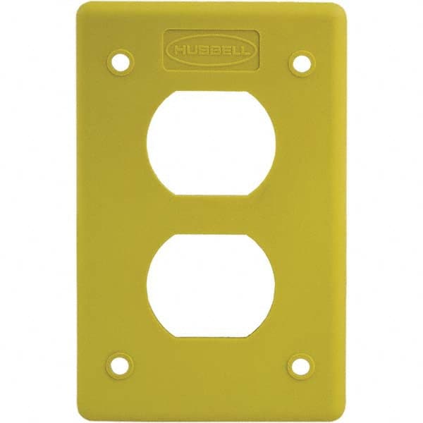 Hubbell Wiring Device-Kellems - Electrical Outlet Box & Switch Box Accessories Accessory Type: Box Cover Material: Thermoplastic - Apex Tool & Supply