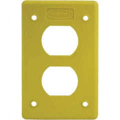 Hubbell Wiring Device-Kellems - Electrical Outlet Box & Switch Box Accessories Accessory Type: Box Cover Material: Thermoplastic - Apex Tool & Supply