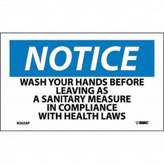NMC - Safety & Facility Labels Message Type: Restroom, Janitorial & Housekeeping Header: NOTICE - Apex Tool & Supply