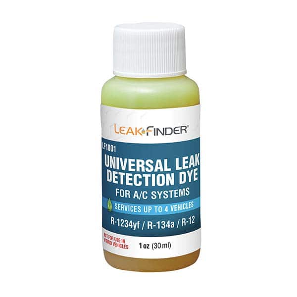 Leak Finder - Automotive Leak Detection Dyes Applications: Refrigeration Container Size: 1 oz. - Apex Tool & Supply