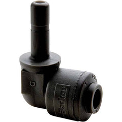 Parker - Plastic Push-To-Connect Tube Fittings Type: Plug-In Elbow Tube Outside Diameter (Inch): 1/4 - Apex Tool & Supply