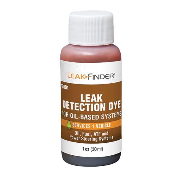 Leak Finder - Automotive Leak Detection Dyes Applications: Engine Oil; Transmission Fluid; Fuel Container Size: 1 oz. - Apex Tool & Supply