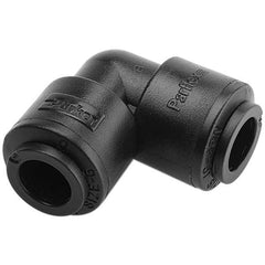 Parker - Plastic Push-To-Connect Tube Fittings Type: Union Elbow Tube Outside Diameter (Inch): 1/2 - Apex Tool & Supply