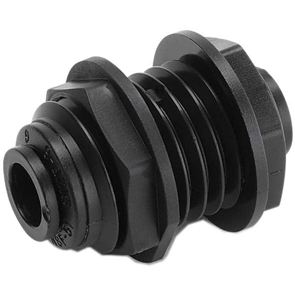 Parker - Plastic Push-To-Connect Tube Fittings Type: Bulkhead Union Tube Outside Diameter (Inch): 5/16 - Apex Tool & Supply