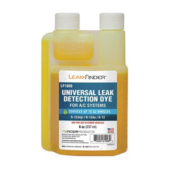 Leak Finder - Automotive Leak Detection Dyes Applications: Refrigeration Container Size: 8 oz. - Apex Tool & Supply