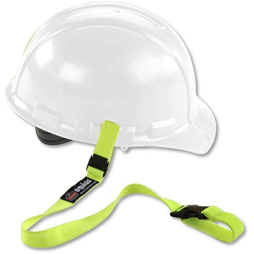 3150 Lime Elastic Hard Hat Lanyard With Buckle - Apex Tool & Supply