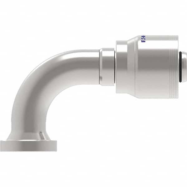 Eaton - Hydraulic Hose Fittings & Couplings Type: SAE Code 62 Flange Head, 90 Degree Elbow Hose Diameter: 2-1/8 (Inch) - Apex Tool & Supply