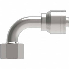 Eaton - Hydraulic Hose Fittings & Couplings Type: Female Swivel DIN 24 Seat 90 Light Hose Diameter: 25/64 (Inch) - Apex Tool & Supply