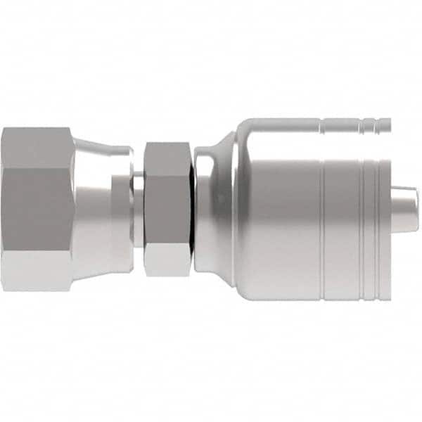 Eaton - Hydraulic Hose Fittings & Couplings Type: Female Straight Pipe Swivel Hose Diameter: 3/8 (Inch) - Apex Tool & Supply
