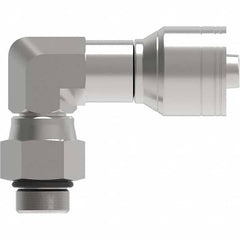 Eaton - Hydraulic Hose Fittings & Couplings Type: 90 Elbow O-Ring Boss Swivel Hose Diameter: 3/4 (Inch) - Apex Tool & Supply
