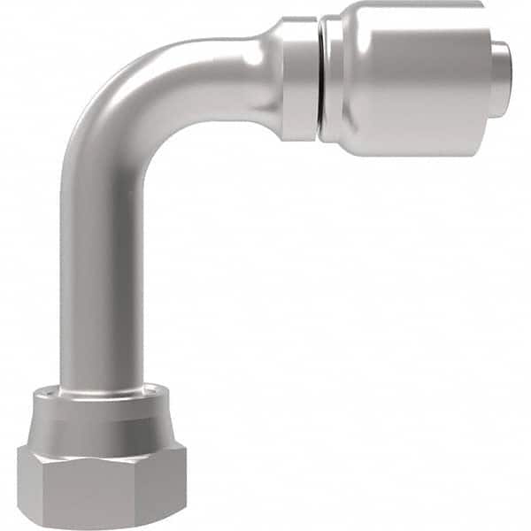 Eaton - Hydraulic Hose Fittings & Couplings Type: Female SAE 45 Degree Swivel, 90 Degree Elbow Hose Diameter: 5/8 (Inch) - Apex Tool & Supply