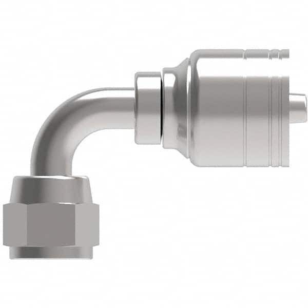 Eaton - Hydraulic Hose Fittings & Couplings Type: Female JIC Swivel, 90 Degree Elbow Hose Diameter: 7/8 (Inch) - Apex Tool & Supply