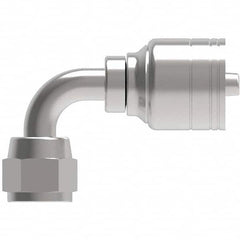 Eaton - Hydraulic Hose Fittings & Couplings Type: JIC 37 Female Swivel 90 Elbow Hose Diameter: 1-1/16 (Inch) - Apex Tool & Supply