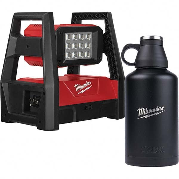 Milwaukee Tool - Cordless Work Lights Voltage: 18 Run Time: 9 Hrs. - Apex Tool & Supply