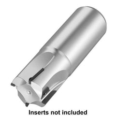 Kennametal - 1-1/2" Diam 4 Flute Solid Carbide 0.015" Corner Radius End Mill - Apex Tool & Supply