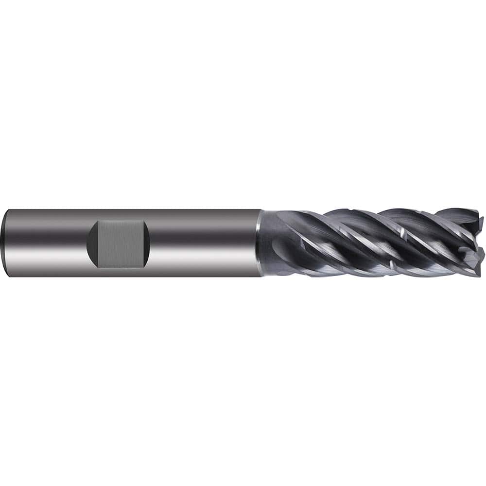Guhring - 12mm Diam 5 Flute Carbide 0.24mm Chamfer Width End Mill - Apex Tool & Supply