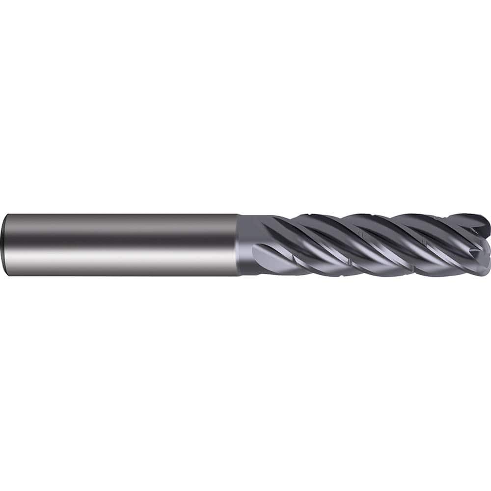 Guhring - 8mm Diam 5 Flute Carbide 1mm Corner Radius End Mill - Apex Tool & Supply
