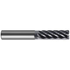 Guhring - 1/2" Diam 7 Flute Carbide 0.01" Chamfer Width End Mill - Apex Tool & Supply