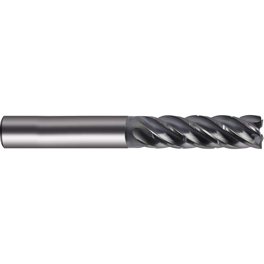 Guhring - 5/16" Diam 5 Flute Carbide 0.006" Chamfer Width End Mill - Apex Tool & Supply
