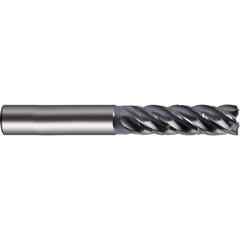 Guhring - 12mm Diam 5 Flute Carbide 0.24mm Chamfer Width End Mill - Apex Tool & Supply