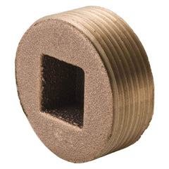 Merit Brass - Brass & Chrome Pipe Fittings Type: Countersunk Plug Fitting Size: 1/2 - Apex Tool & Supply
