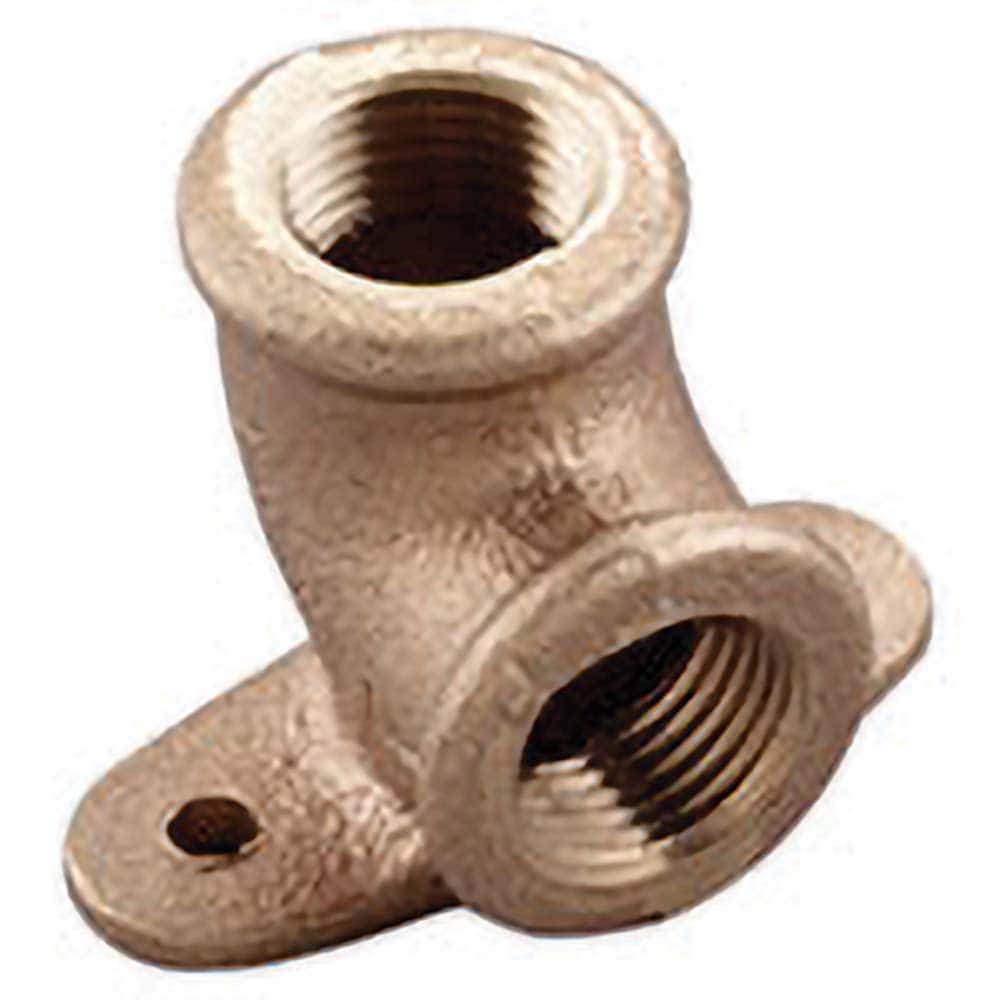 Merit Brass - Brass & Chrome Pipe Fittings Type: 90 Degree Elbow Fitting Size: 1/4 - Apex Tool & Supply