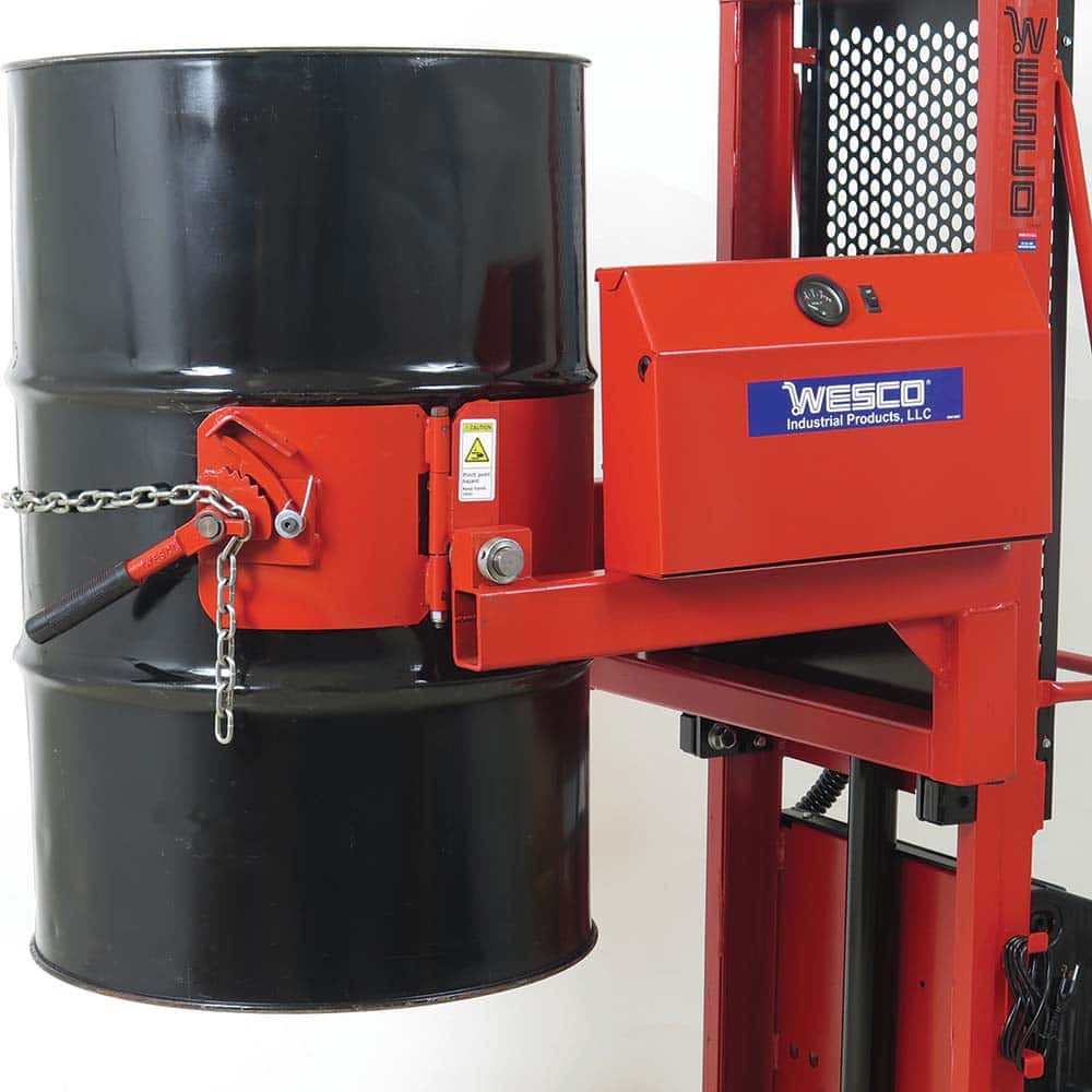 Wesco Industrial Products - Drum & Tank Handling Equipment Product Type: Drum Rotator For Drum Capacity (Gal.): 55 - Apex Tool & Supply