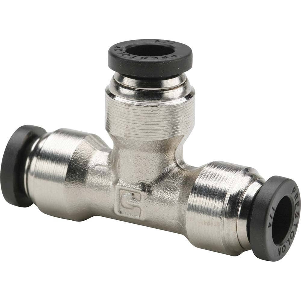 Parker - Metal Push-To-Connect Tube Fittings Type: Female Connector Tube Outside Diameter (Inch): 1/4 - Apex Tool & Supply