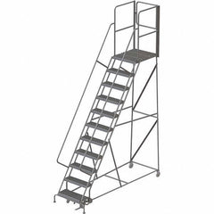 TRI-ARC - Rolling & Wall Mounted Ladders & Platforms Type: Rolling Warehouse Ladder Style: Rolling Platform Ladder - Apex Tool & Supply