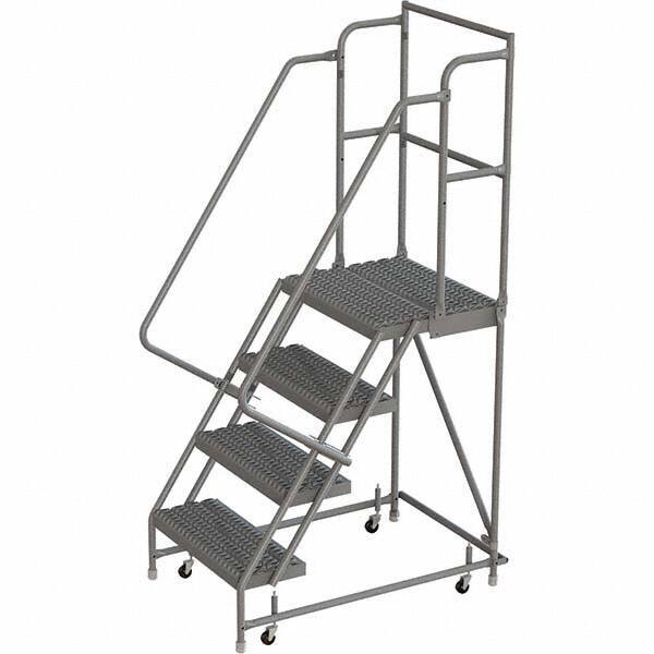 TRI-ARC - Rolling & Wall Mounted Ladders & Platforms Type: Rolling Warehouse Ladder Style: Rolling Platform Ladder - Apex Tool & Supply