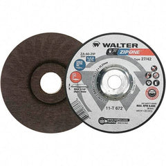 WALTER Surface Technologies - Depressed-Center Wheels Wheel Diameter (Inch): 7 Wheel Thickness (Inch): 3/64 - Apex Tool & Supply