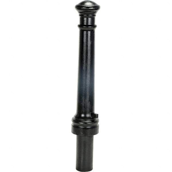 Vestil - 8" Diam x 40" High, Black Iron Bollard - Apex Tool & Supply