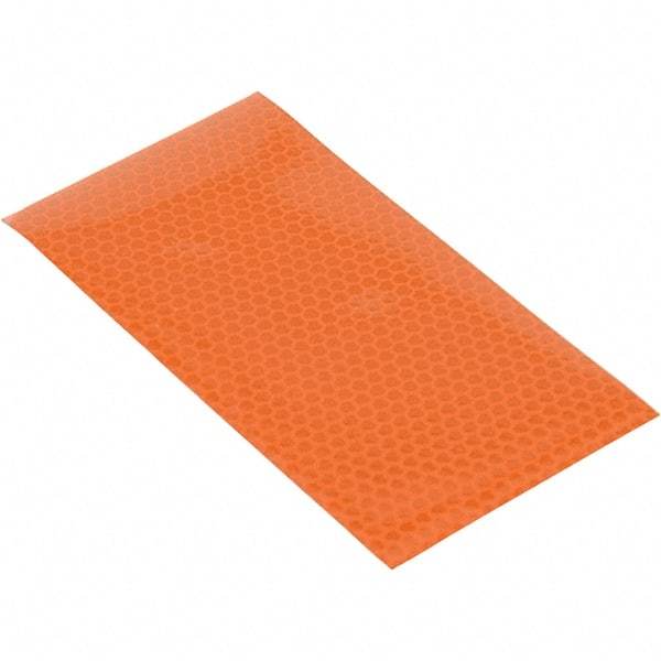 Vestil - 6" High x 3' Long x 3" Wide Barrier Reflective Sheeting - Orange - Apex Tool & Supply