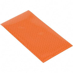 Vestil - 6" High x 3' Long x 3" Wide Barrier Reflective Sheeting - Orange - Apex Tool & Supply