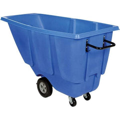 Vestil - 450 Lb Load Capacity, Polyethylene Tilt Truck - 28" Wide x 62" Long x 35" High - Apex Tool & Supply