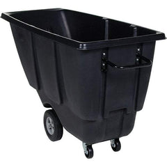 Vestil - 450 Lb Load Capacity, Polyethylene Tilt Truck - 28" Wide x 62" Long x 35" High - Apex Tool & Supply